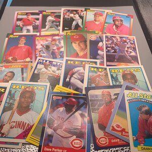 23ct 1988 -1990 Cincinnati Reds Misc Baseball Trading Cards NRMT